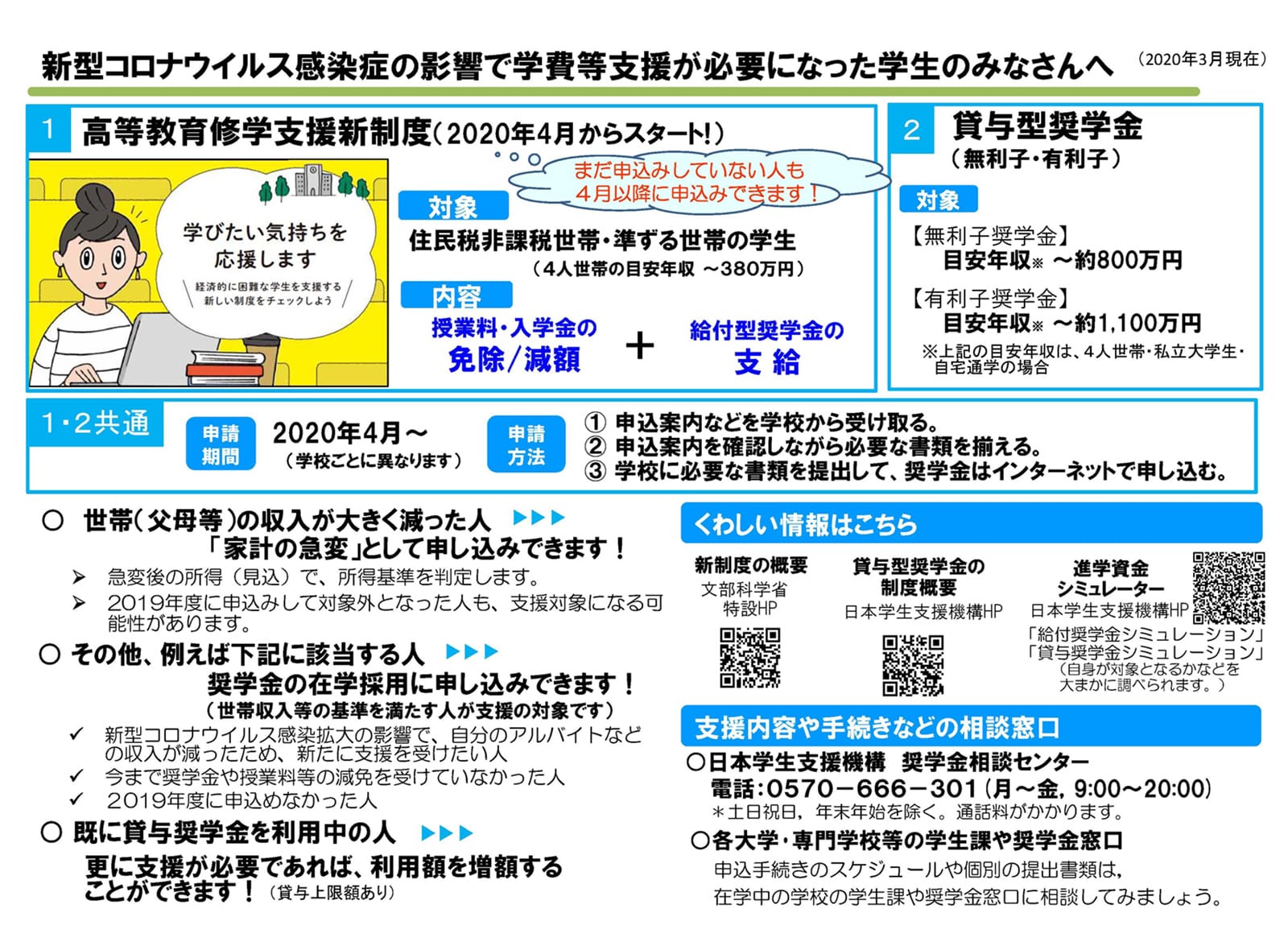 金 給付 学生 特別