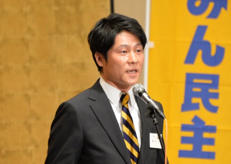 県連代表に就任した梅谷守氏