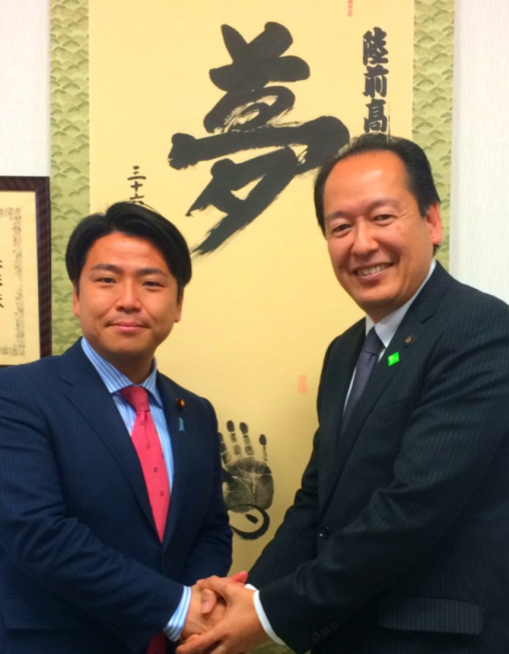 陸前高田市の戸羽市長と