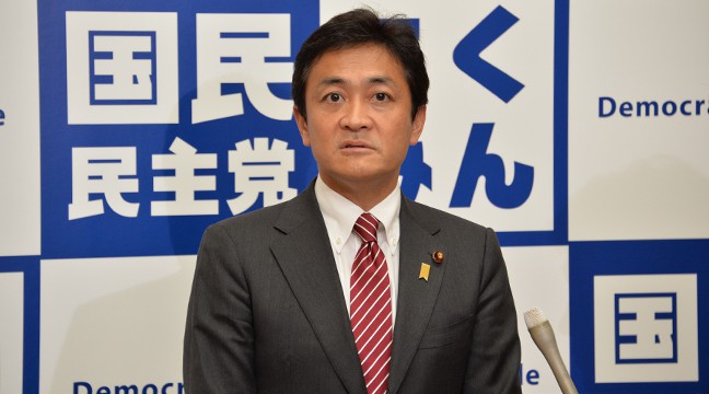 国民民主党・玉木雄一郎代表