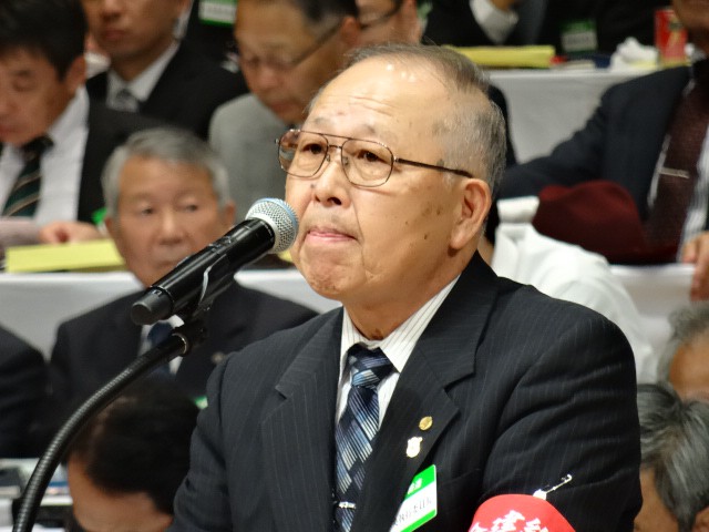 全建総連の吉田三男中央執行委員長