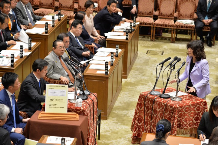 技能実習制度関連の天下りについて片山さつき大臣を質す後藤議員