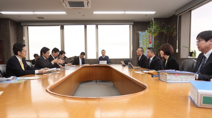 渡部芳邦・木更津市長と意見交換