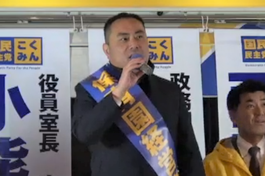 待機児童問題解決を訴える斉藤重仁さん