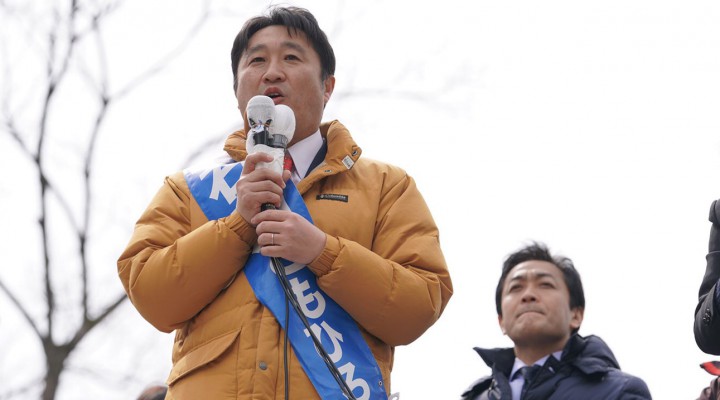 石川候補を応援する玉木代表