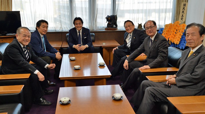 台東区議当選のあいさつ　玉木代表、平野幹事長