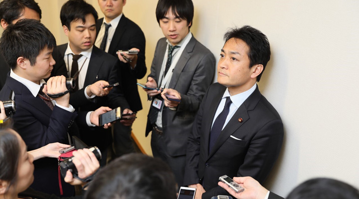 玉木代表ぶらさがり会見