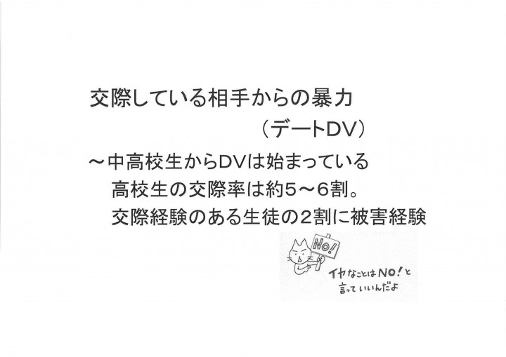 交際している相手からの暴力