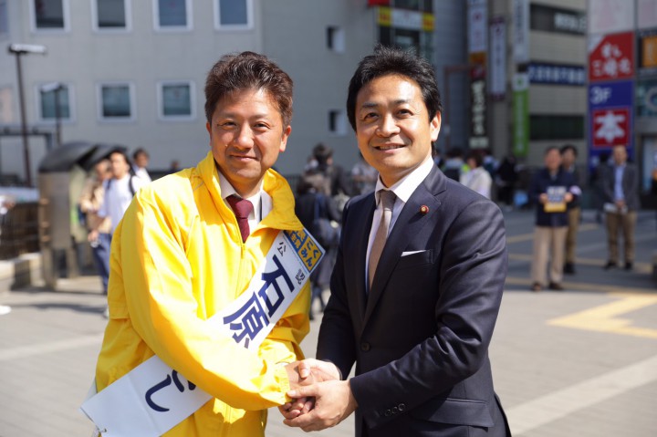 石原恒(いしはら・ひさし )三鷹市議会議員候補を応援