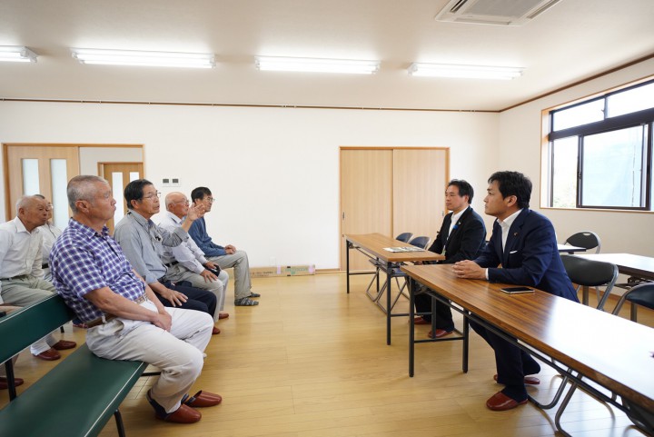 総社市下原地区住民の皆さんとの意見交換