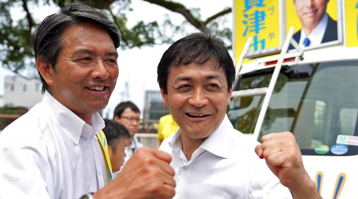 参院選最終日の応援遊説を静岡からスタートした玉木雄一郎代表