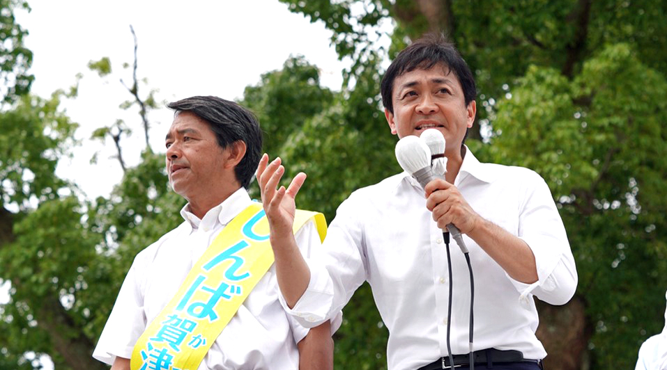 選挙戦最終日、静岡県選挙区での最後の訴えに力を込める玉木代表