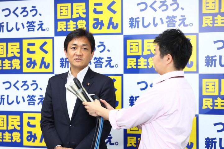 玉木代表ぶらさがり記者会見