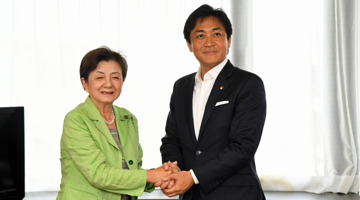 玉木雄一郎代表　嘉田由紀子氏