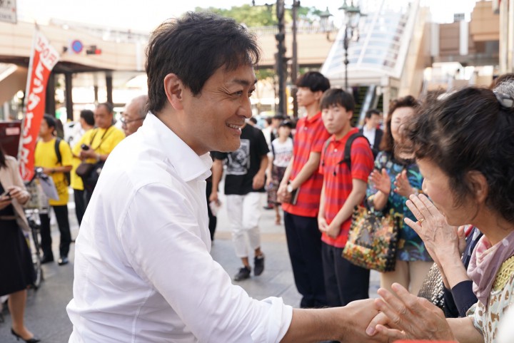 3候補への支持を訴える玉木代表