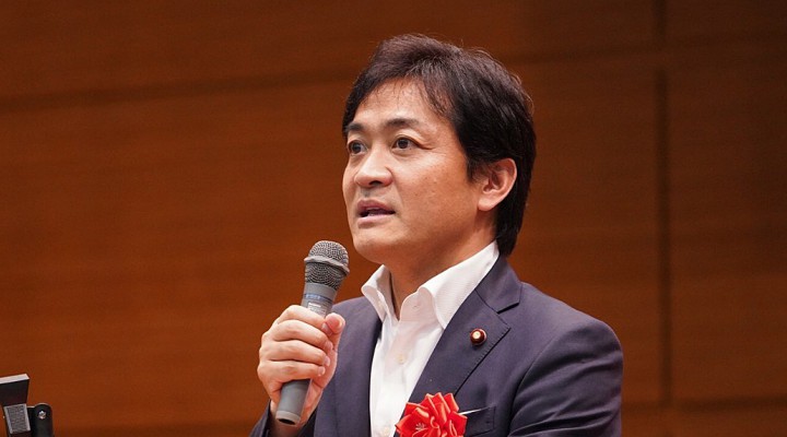 交運労協第35回定期総会であいさつする玉木雄一郎代表