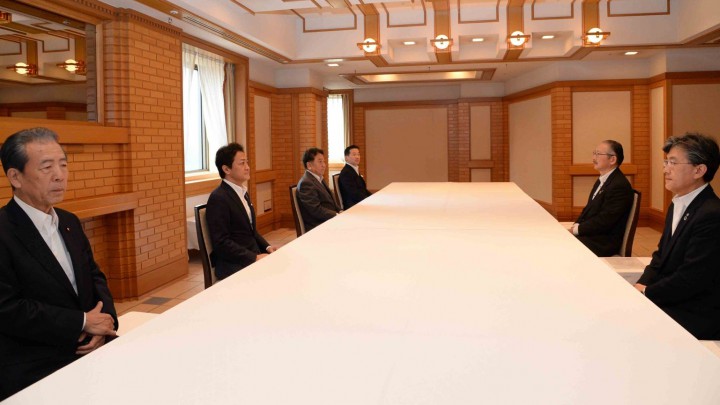 国民、連合、立憲の懇談会