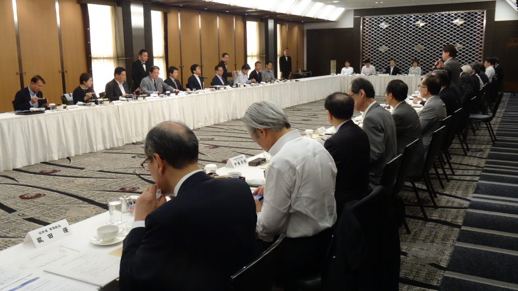 国民民主党と日弁連・弁政連との懇談会