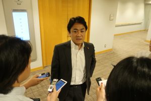 玉木共同代表ぶら下がり記者会見